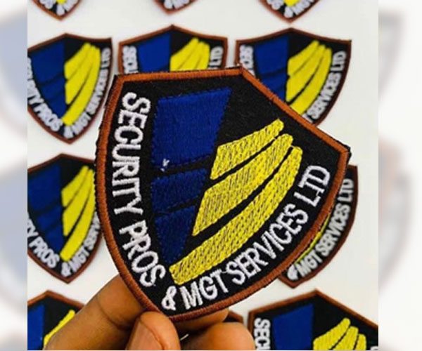 monogramming school badge